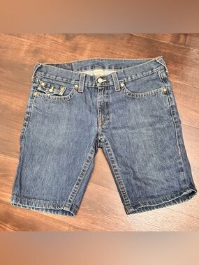 Men’s True Religion Blue Denim Jeans Shorts